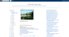 Desktop Screenshot of florida-springs.com