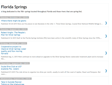 Tablet Screenshot of florida-springs.com